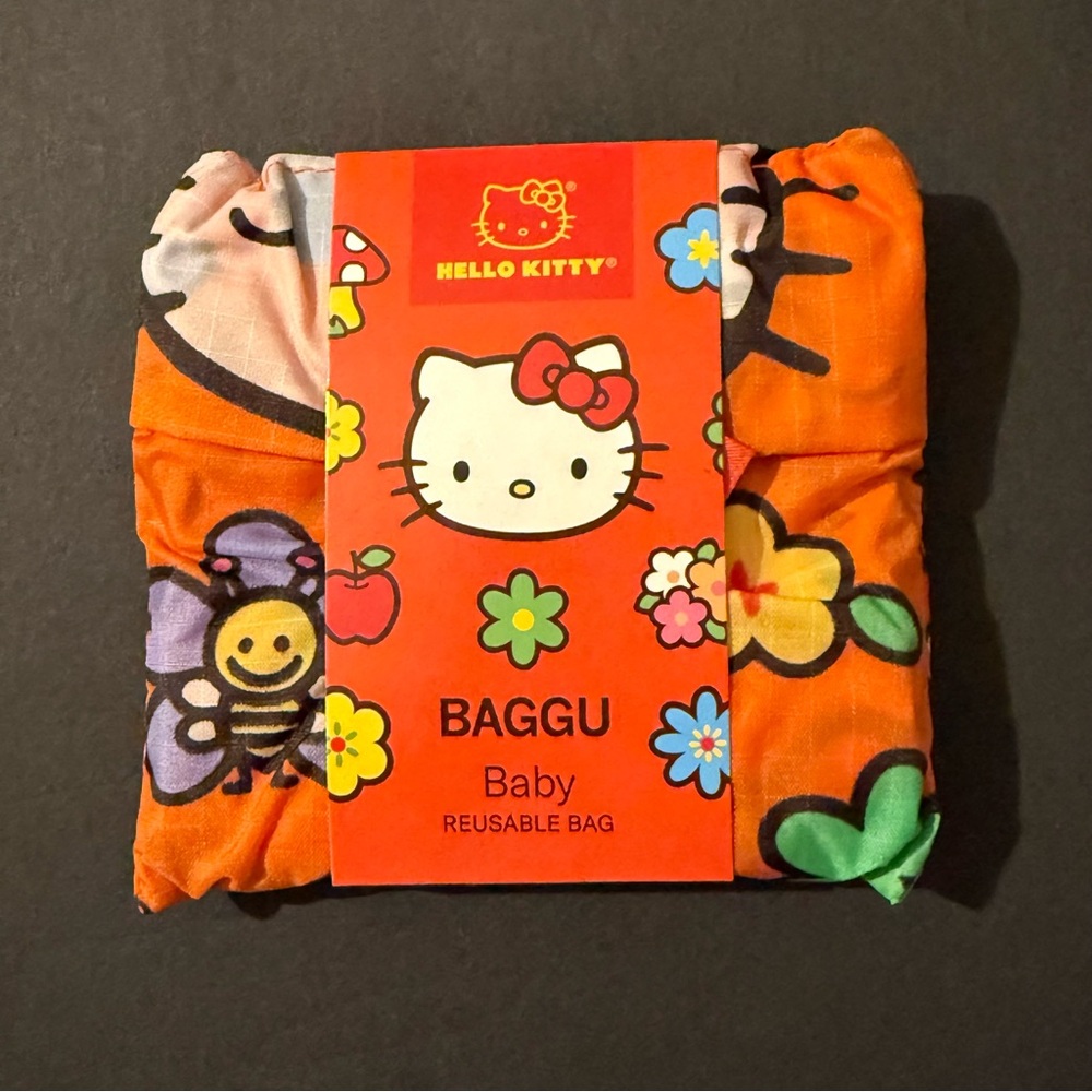 NWT BAGGU HELLO KITTY Baby Reusable Bag
